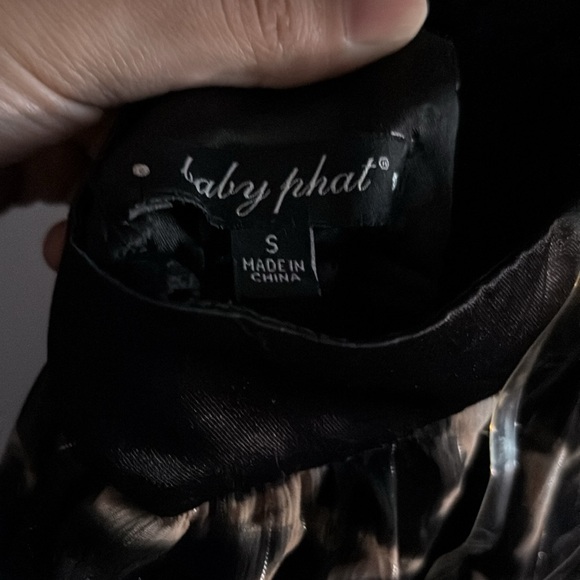 A baby phat gown with leopard print - Picture 3 of 3